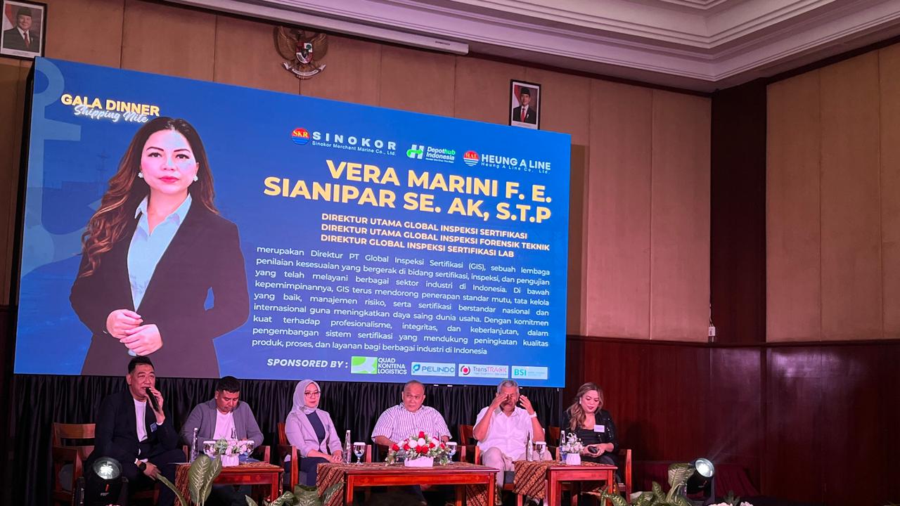 PT Global Inspeksi Sertifikasi (GIS) turut berpartisipasi dalam Strategic Talk Show bertema “Anchoring Excellence: Navigating the Future of Maritime Logistics”