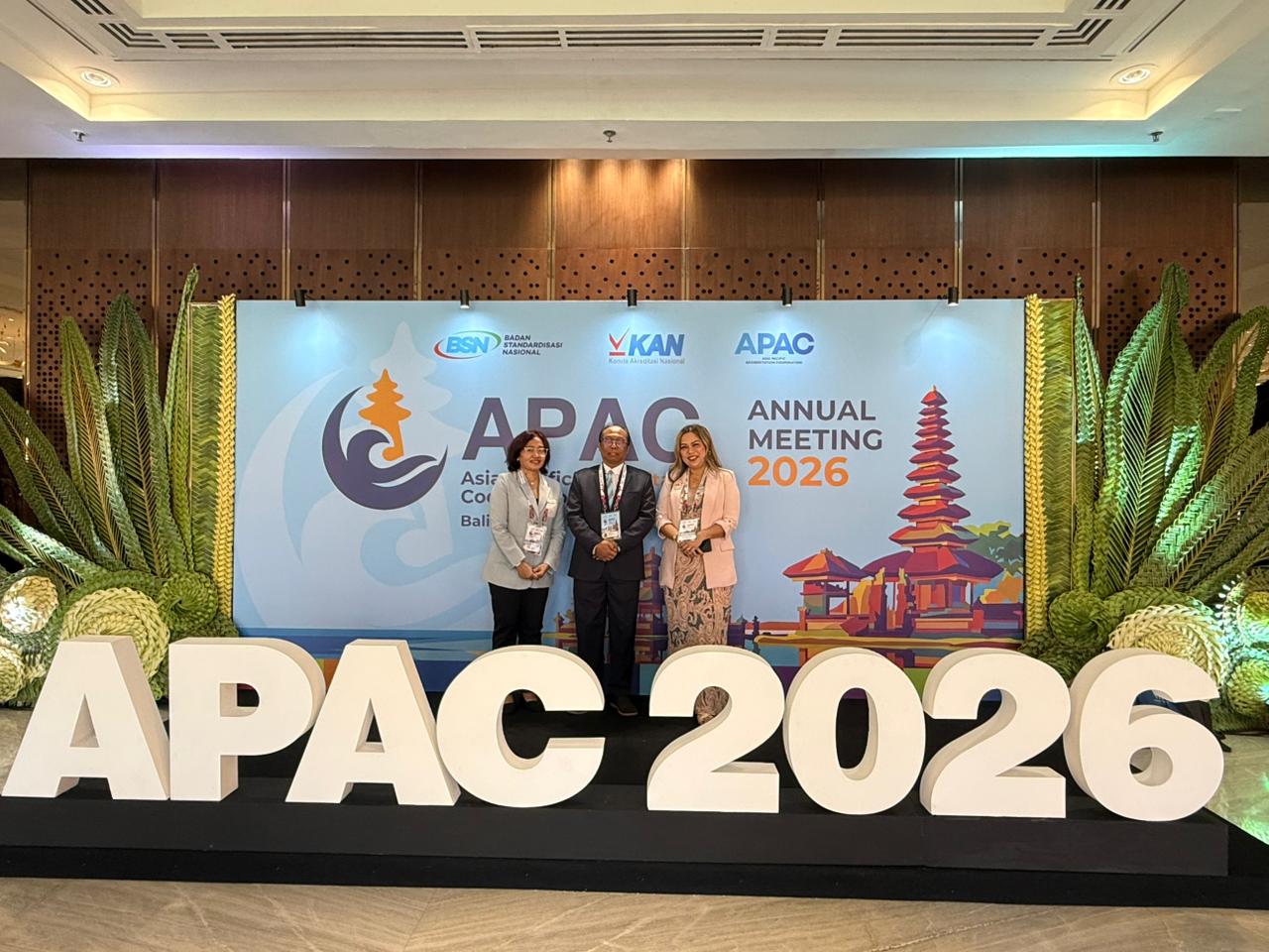 PT Global Inspeksi Sertifikasi mendukung terselenggaranya APAC Annual Meetings 2026 yang diselenggarakan oleh Badan Standardisasi Nasional (BSN) melalui Komite Akreditasi Nasional
