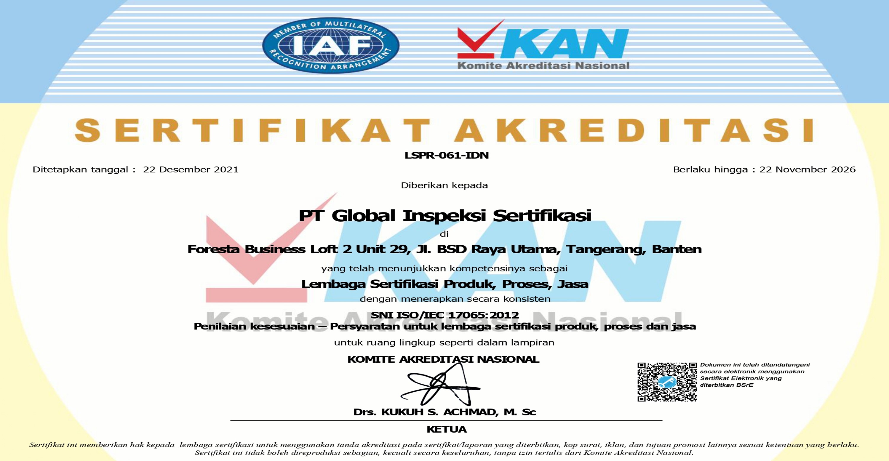 Mockup Sertifikat GIS